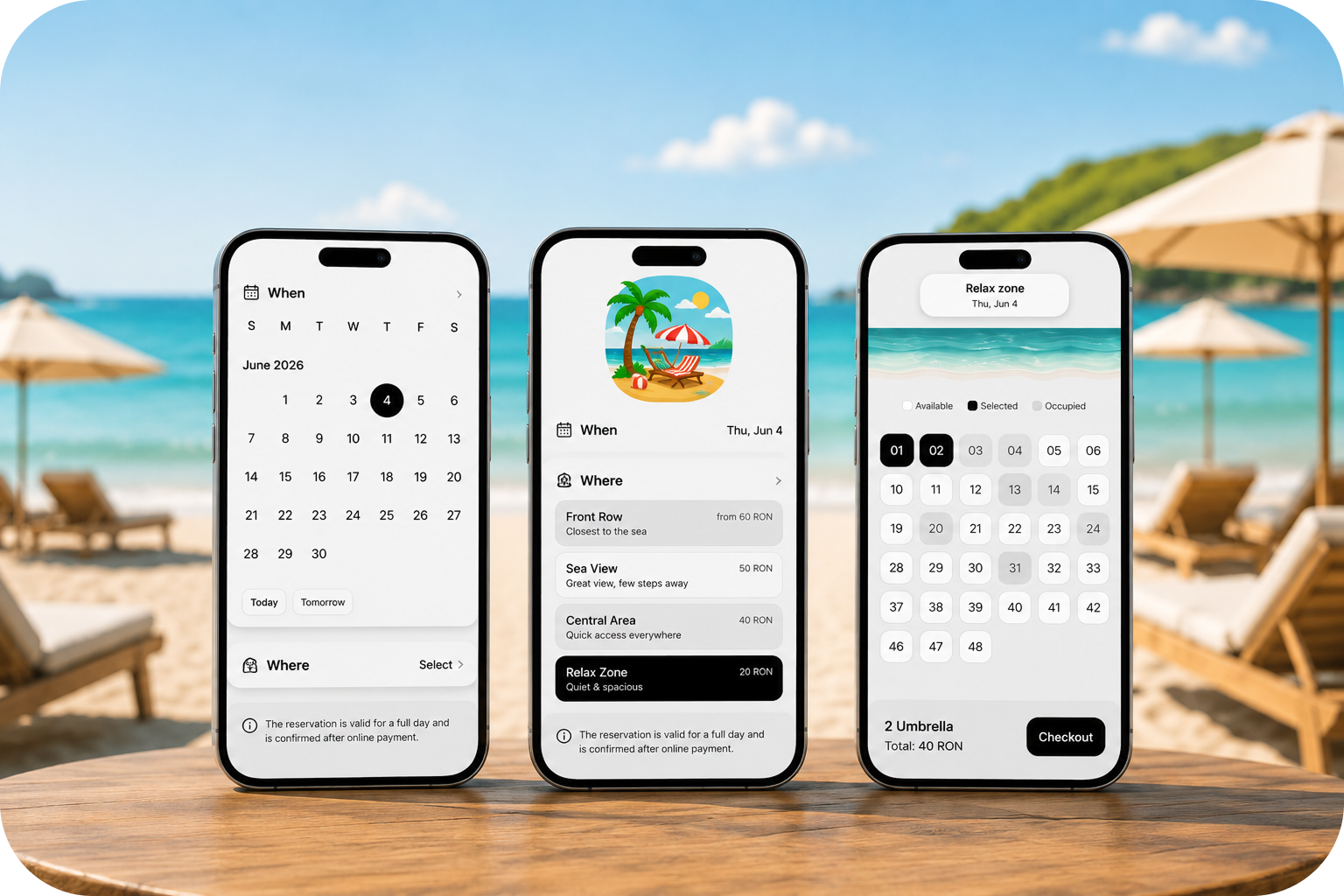Next-generation beach software pentru plajele moderne